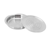 Garosa Accessoire machine à café Tasse de filtre à café rechargeable réutilisable de capsule de café avec la brosse de