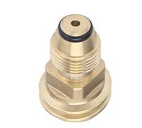 Garosa Adaptateur de Raccords en Laiton pour Réservoir de, Construction en Laiton Durable, Convertit LP POL en Tuyau QCC1 Type1 pour Barbecue et Utilisation en Extérieur