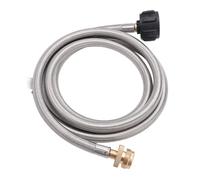 Garosa Adaptateur de Tuyau de de 5 Pieds, Tuyau de Gaz tressé en Acier Inoxydable avec Raccords en Laiton pour Réservoirs de 1 LB à 20 LB