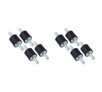 Garosa Amortisseur à Montage en Caoutchouc M6 20 * 20 pour Pompe de Compresseur d'air, Moteur, Moteur à Essence, Pompe à Eau, avec élément D'amortissement pour Machine à Souder