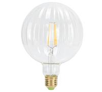 Garosa Ampoule E27, Ampoule LED Vintage G125 4W Ampoule à Filament LED en Forme de Pastèque Culot E27 pour Restaurant Bar Café Lumière Chaude 220V (Transparent)
