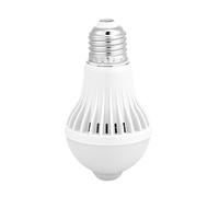 Garosa Ampoule LED à Détecteur de Mouvement, Marche/arrêt Automatique, Ampoule Infrarouge à Douille E27 à économie D'énergie pour sous-Sol, Salle de Bain, Couloir, Porche (5W)