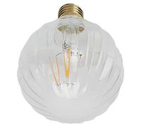 Garosa Ampoule LED Filament E27 G95 Globe Rétro 4W 2700K Forme Pastèque Transparente Éclairage Décoratif Chaleureux pour Salon Séjour Luminaire Vintage