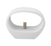 Garosa Applique Murale Demi-cylindre G9 vers le Haut, Design Minimaliste en Plâtre de Résine avec Double éclairage pour Salon, Chambre à Coucher, Couloir