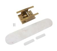 Garosa Appliques Murales Modernes en Marbre avec Base G4 Design élégant Décoration Innovante Luminaires de vanité D'intérieur Lampe LED Givrée pour Hôtel Salle de Bain Salon Couloir