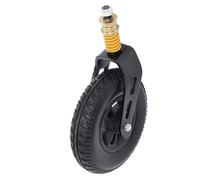 Garosa Avant de Fauteuil Roulant de 8 Pouces, Roue Avant Solide Universelle en Acier allié PVC Haute Résistance pour Scooter Walker, stabilité Améliorée et capacité de Charge de 120 Kg pour