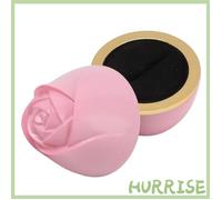 Garosa Boîte à bagues magnétique en forme de rose Porte-anneau de Colonne de Rose Magnétique Doux pour une montres boite