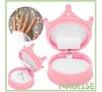 Garosa boîte à bagues Petite Boîte à Bijoux de Voyage - Joli Organiseur de Bagues et Boucles d'oreilles en Forme de montres bijoux