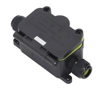 Garosa Boîte de Jonction à 2 Voies, Matériau PA66 de qualité Supérieure, classé IP68, Boîte de Jonction Résistante à l'eau 450 V 40 A pour Applications d'éclairage Extérieur