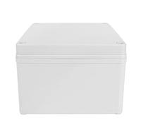 Garosa Boîte de Jonction étanche IP67 en ABS Plastique, avec Plaque de Montage en Grille 20x15x10 Cm pour Projet électrique Extérieur et Distribution D'énergie