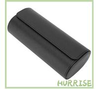 Garosa Boîte de rangement pour montre Boîte de Rangement de Montre en Cuir PU à 3 Emplacements avec Coussins lunettes outils