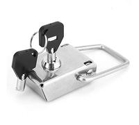 Garosa Boîte de Verrouillage à Loquet en Acier Inoxydable, avec 201 Clés en Acier, pour Machines et Matériel, Stockage sécurisé, 57mm, 70mm, 92mm (Fil d'acier 70mm)