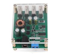 Garosa Boîtier d'alimentation Convertisseur DC vers DC avec 4 Sorties USB, Module Abaisseur Efficace 5 V 5 A pour Alimentation Mobile et Appareils USB