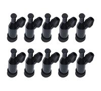 Garosa Bouchon de Bougie pour Petit Moteur, Isolant en ABS, Lot de 10 | Clip interne ferme, résiste aux vibrations constantes, lot de 10, vente en gros, convient au 168F GX160, entretien du