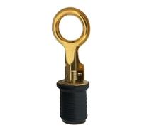 Garosa Bouchons de Vidange pour Bateau en Laiton, Bouchons de Pont en Caoutchouc à Enclenchement, 4 Pièces, for Pont et évacuation D Eau de Bateau (19mm)