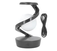 Garosa Boule Flottante 3D en Spirale, Lampe de Table LED en Lévitation, Veilleuse avec Chargement sans Fil, Capteur D'ondes Manuelles, pour Chambre à Coucher, Salon, Bureau,
