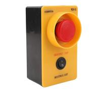 Garosa Bouton d'arrêt d'urgence, Bouton 'arrêt de sécurité ABS avec 1NO 1NC DPST, 660 V AC 10 A pour équipement Industriel et Lutte contre l'incendie