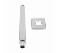 Garosa Bras de Douche Acier Inoxydable 304 Fixé au Mur Carré Droit 20,3 cm - Extension Robuste pour Pommeau de Douche au Plafond avec Installation Facile Idéal Salle de Bains Modernes et Hôtels