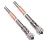 Garosa Buse de Remplacement Bimétallique, 0.6mm, en Acier trempé Durable, pour Imprimante 3D QIDI Q2/Q2C, Haute Température, Performance, 2 Pièces