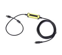 Garosa Câble de Programmation USB-SC09 FX, Câble de Données Câble de Programmation de 2,5 Mètres USB vers 8 Broches Rondes pour PLC de la Série FX1S/1N/2N/3U FX, Câbles USB