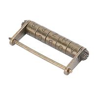 Garosa Cadenas à Code Antique à Serrure Vintage, Serrure en Alliage de Zinc pour Armoire, Taille 3,1 Pouces, Idéal pour les Placards et les Portes