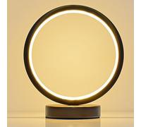 Garosa Cercle Anneau Lampes de Table Chambre Chevet Veilleuse Led éclairage Créatif Décor à la Maison Lampes Minimalistes pour Chambre Salon (Trois couleurs)
