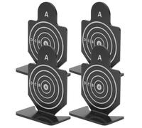 Garosa Cible de tir 4pcs Cible de Tir Stand d'Entraînement de Champ de Tir en Alliage d'Aluminium Divertissement Intérieur(Type A