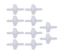 Garosa Clapet Anti-retour Unidirectionnel 10 Pièces, Matériau PP, Empêche le Reflux de l'eau et du Gaz, Idéal pour les Applications de Poisson, d'aliments et de Boissons (3mm translucide)
