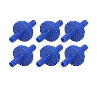 Garosa Clapet Anti-retour Unidirectionnel 10 Pièces, Matériau PP, Empêche le Reflux, Parfait pour les Liquides et les Gaz, Idéal pour les Industries du Poisson, des Aliments et des Boissons (4mm bleu)