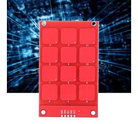 Garosa Clavier Capacitif, Capteur Tactile 3,3 V, 12 Boutons I2c Keypad pour Un Contrôle Facile avec Quatre Trous de Montage, Simplifiez Votre Système d'entrée