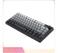 Garosa clavier de jeu sans fil Clavier de jeu mécanique sans fil, 3 modes pour le travail et informatique d'ordinateur Noir Gris