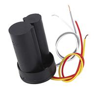 Garosa Condensateur de Fonctionnement du Moteur, 450 V AC, 12 Uf + 5 Uf, Double Condensateur pour Machine à Laver et Démarreur