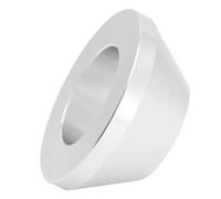 Garosa Cône de Centrage pour équilibreur de Roues en Aluminium, Cône de Centrage pour Pneus pour Voitures Camions Camping-Cars SUV avec Finition Mate Bords Lisses Argentés