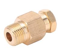Garosa Connecteur de Tuyau d', Raccord de Tube en Laiton avec Résistance à Haute Pression, Adaptateur Droit pour Conduit en Nylon, Cuivre et Aluminium (PD618)