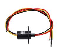 Garosa Connecteur Rotatif électrique Circulaire à 3 Fils 250 Tr, Min | Conception Stable de Brosse en Fibre, capacité de Courant élevée de 20 A, pour une Intégration Facile, Rotation Fluide avec
