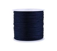 Garosa Cordon Chinois Satin Nylon Rattail 20 Couleurs 100 mètres 0.8mm pour Perles Collier Bracelet DIY Facile à Nouer pour créateurs de Bijoux