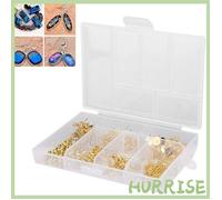 Garosa Crochets de boucle d'oreille Kit de Fabrication de Boucles d'Oreilles Stud d'Oreille à montres horloger Costume doré