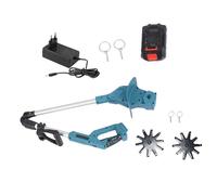 Garosa Cultivateur électrique sans Fil 21 V, 330 TR/Min, Motobineuse de Jardin Portable avec Batterie 1300 MAh, Profondeur de 7 Pouces pour la (1 Batterie - Coupe-Dents Simple Prise UE 110-240 V)