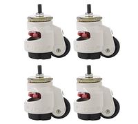 Garosa de Réglage de Niveau 4 Pièces, Roue à Rouleaux Robuste, Roulement à Faible Démarrage, Conception Respectueuse du Sol pour équipement Industriel