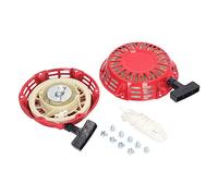 Garosa Démarreur à Traction Haute Résistance, Matériau ABS en Fer, Ensemble Complet pour Moteur GX120 GX160 GX200, Parfait pour Les Tondeuses à Gazon et Les Nettoyeurs Haute Pression