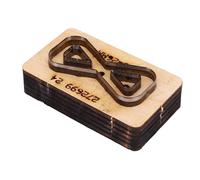 Garosa Die de Coupe en Cuir, Moule en Bois de Bouleau en Acier en Alliage pour un Motif Précis de Navette à Papillon avec des Joints Soudés à la Main pour le Carton en Cuir en