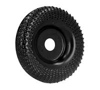 Garosa Disque Abrasif de Sculpture de 100 Mm, Meule D'angle en Acier au Carbone, Accessoire avec Conception Anti-jeu pour le Polissage de la Sculpture sur Bois (BLACK)
