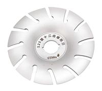 Garosa Disque de Sculpture sur Bois en Acier Inoxydable, Roue de Façonnage 125 Mm 12 T pour Meuleuse d'angle, Travail du Bois, Polissage, Coupe et Bricolage, Décoration de Meubles, Utilisateurs