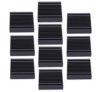 Garosa Dissipateur Thermique en Aluminium de Radiateur 10 Pièces, Refroidissement Efficace, Installation Facile, pour Dissipateurs Thermiques d'ordinateur de Bureau, Taille 1,6x0,4x1,6 Pouces
