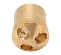 Garosa Distributeur de Réfrigérant Inverseur de Réfrigérant en Laiton Répartiteur en Laiton 1 Entrée 3 Sorties avec Entrée 12,8 Mm Sortie 6,5 Mm pour la Réparation du Système de Réfrigération du