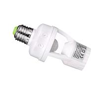 Garosa Douille de Lumière à Détecteur de Mouvement, Matériau PC de qualité Supérieure, Interrupteur à Induction Réglable pour Ampoules LED, Idéal pour Couloir, Atelier et Garage