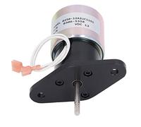 Garosa Électrovanne D'arrêt 12 V CC, Actionneur en Alliage D'aluminium pour Remplacement de Pelle, Compatible avec Woodward 0306 5358 8250 1502 0250 12A2UC11S3