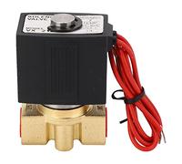 Garosa Électrovanne électrique, Vanne d'air-eau Normalement Fermée en Cuivre, Ouverture Rapide pour l'industrie Chimique du Charbon et les Applications Pneumatiques (DC24V)