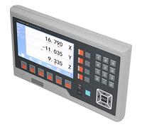 Garosa Encodeur à échelle Linéaire à écran Couleur Vraie de 7 Pouces à Lecture Numérique LCD avec Sonde Tactile et Fonction D'aide Intégrée pour Tours et Fraiseuses (Prise UE 4 axes)