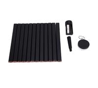 Garosa Ensemble D'affûteurs de Crayons de Charpentier de 7 Pouces, Outils de Marquage de Construction Octogonaux Plats Professionnels pour le Travail du Bois et le Béton avec 12 Crayons